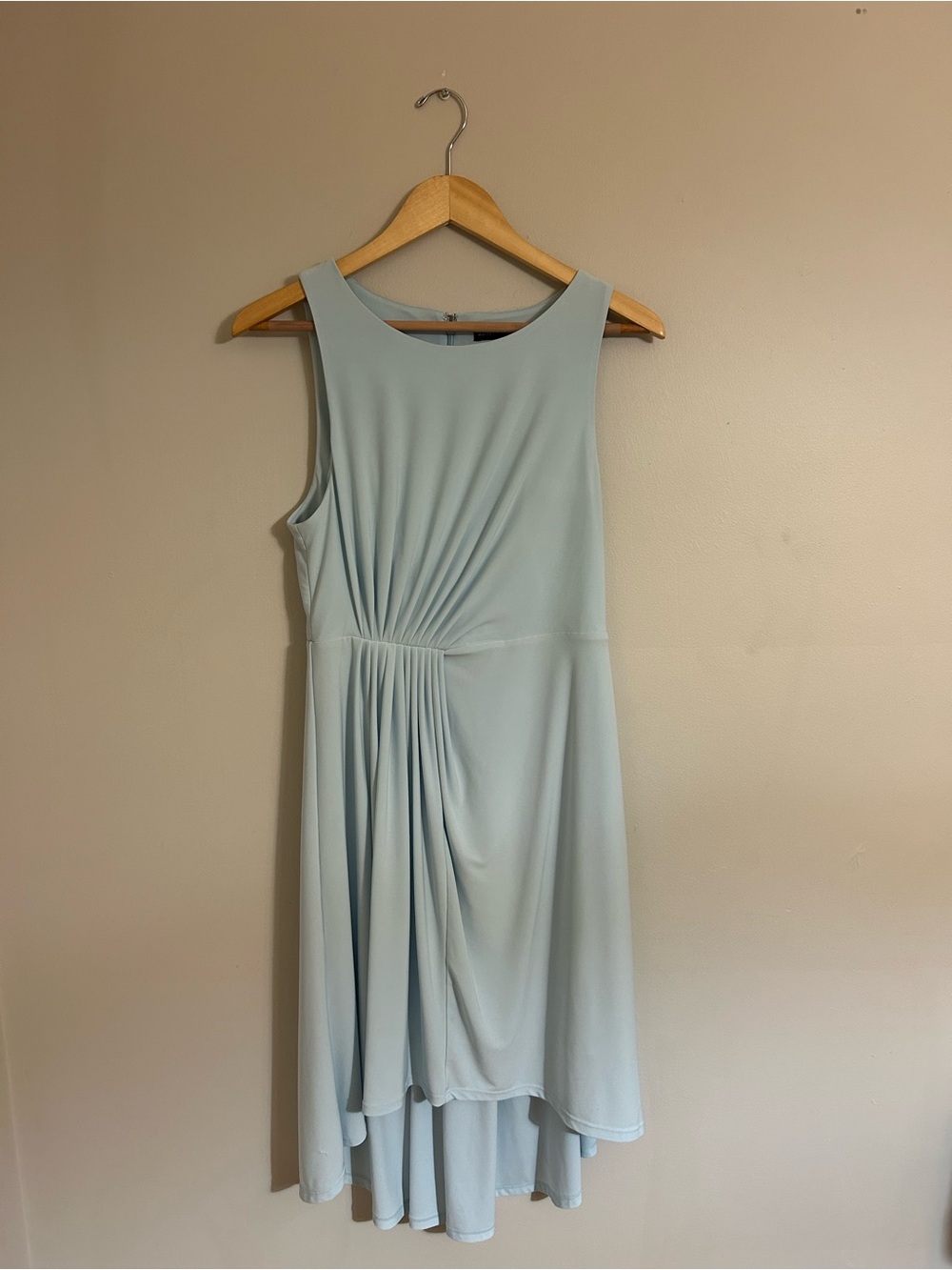 White House Black Market Pale Blue High-Low Sleeveless Dress